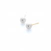Set perlitas colgante, pulsera y pendientes dorado