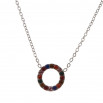 Set skyline colgante, pulsera y pendiente plateado