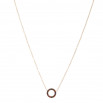 Set skyline colgante, pulsera y pendiente dorado