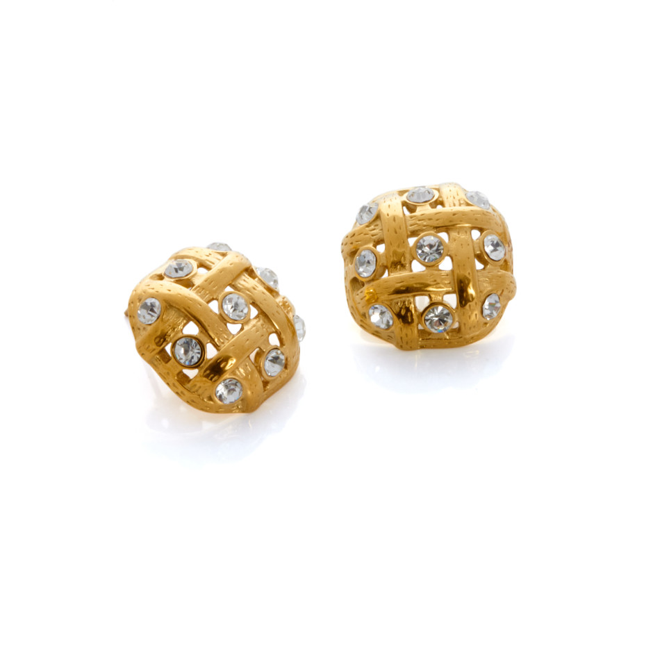 Pendiente eighty dorado