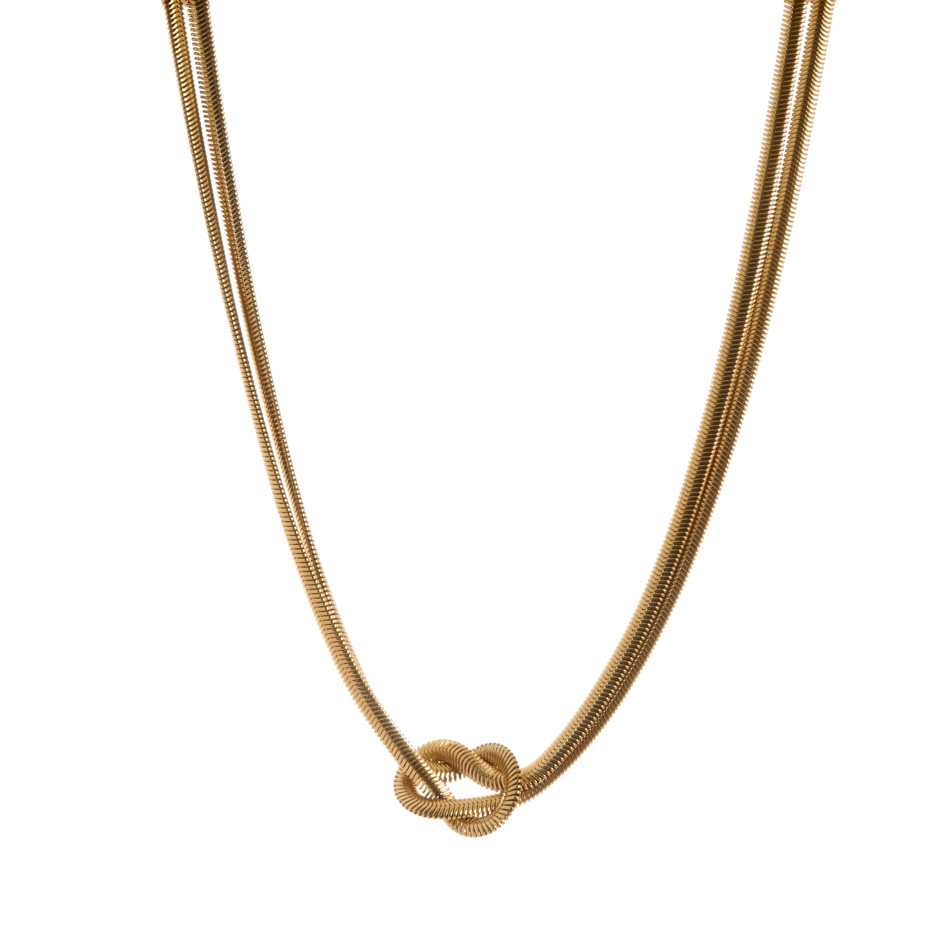 Collar nud dorado
