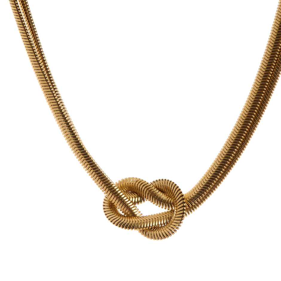 Collar nud dorado