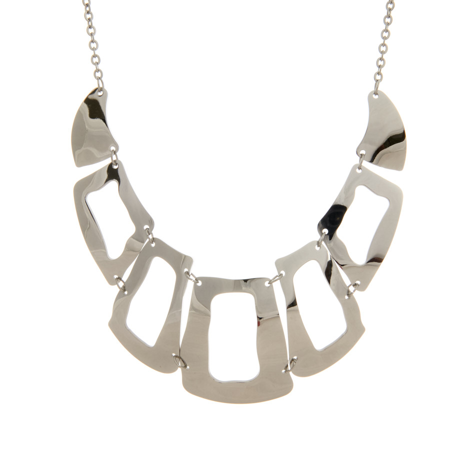 Collar chicago plateado