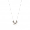 Colgante sunrise plateado