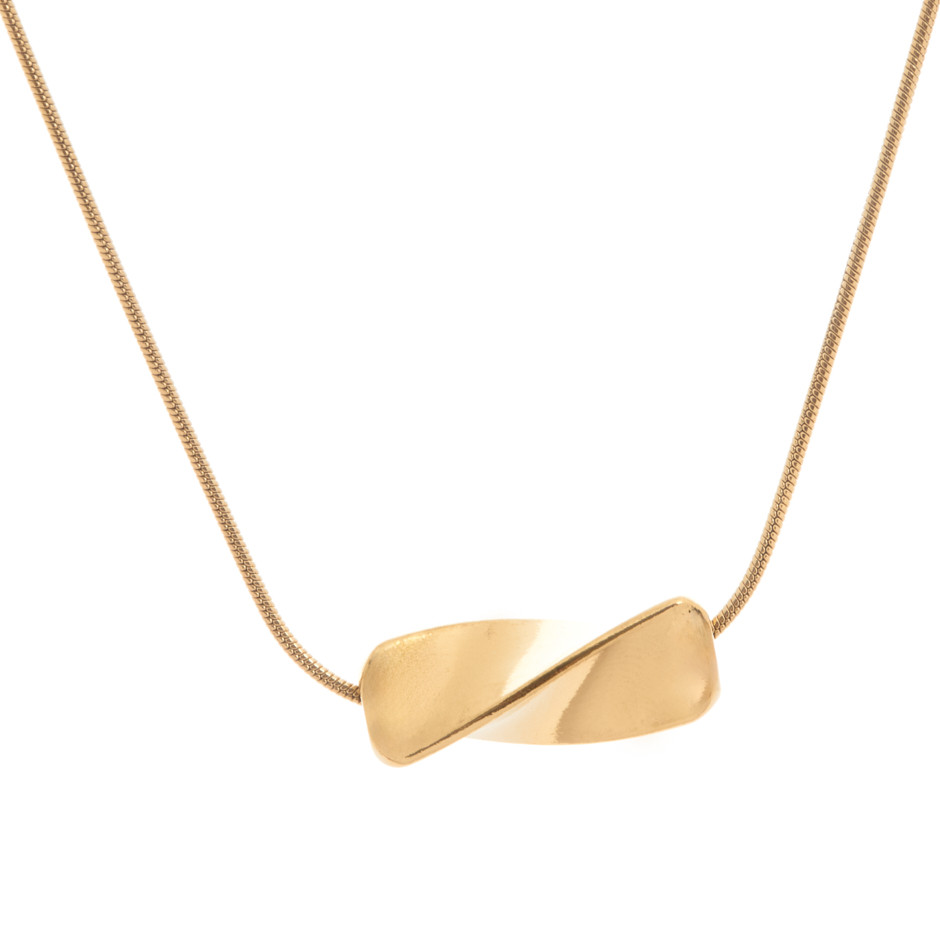 Colgante tube dorado