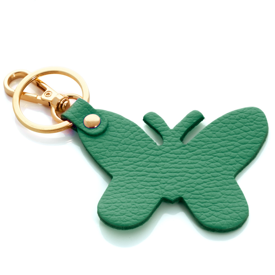 Llavero mariposa verde