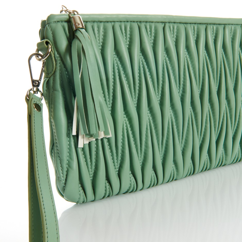 Cartera santorini verde