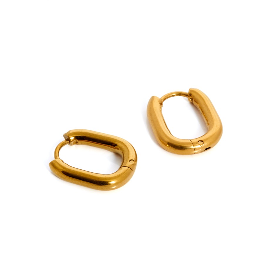 Pendiente cícladas dorado mini