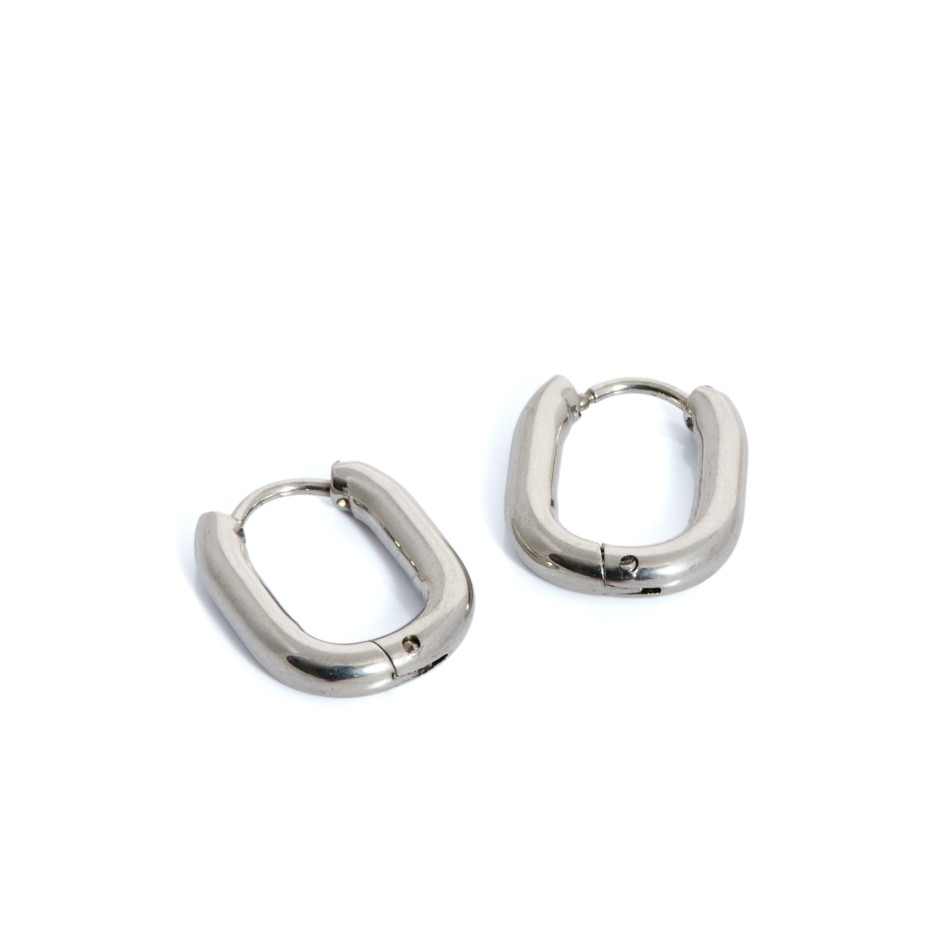 Pendiente cícladas plateado mini