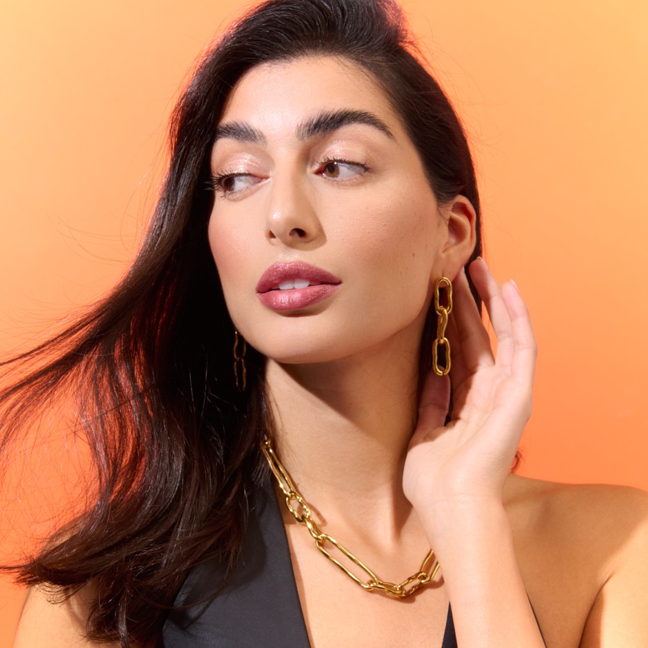 Pendiente cícladas gold