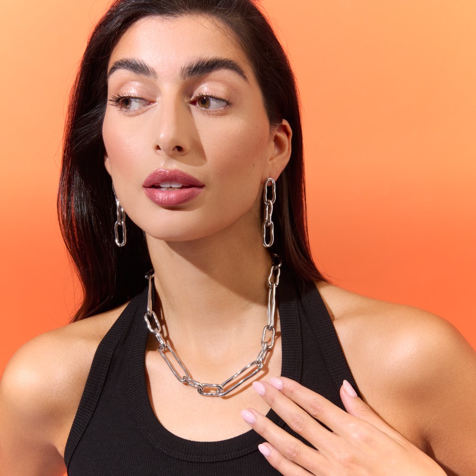 Pendiente cícladas silver