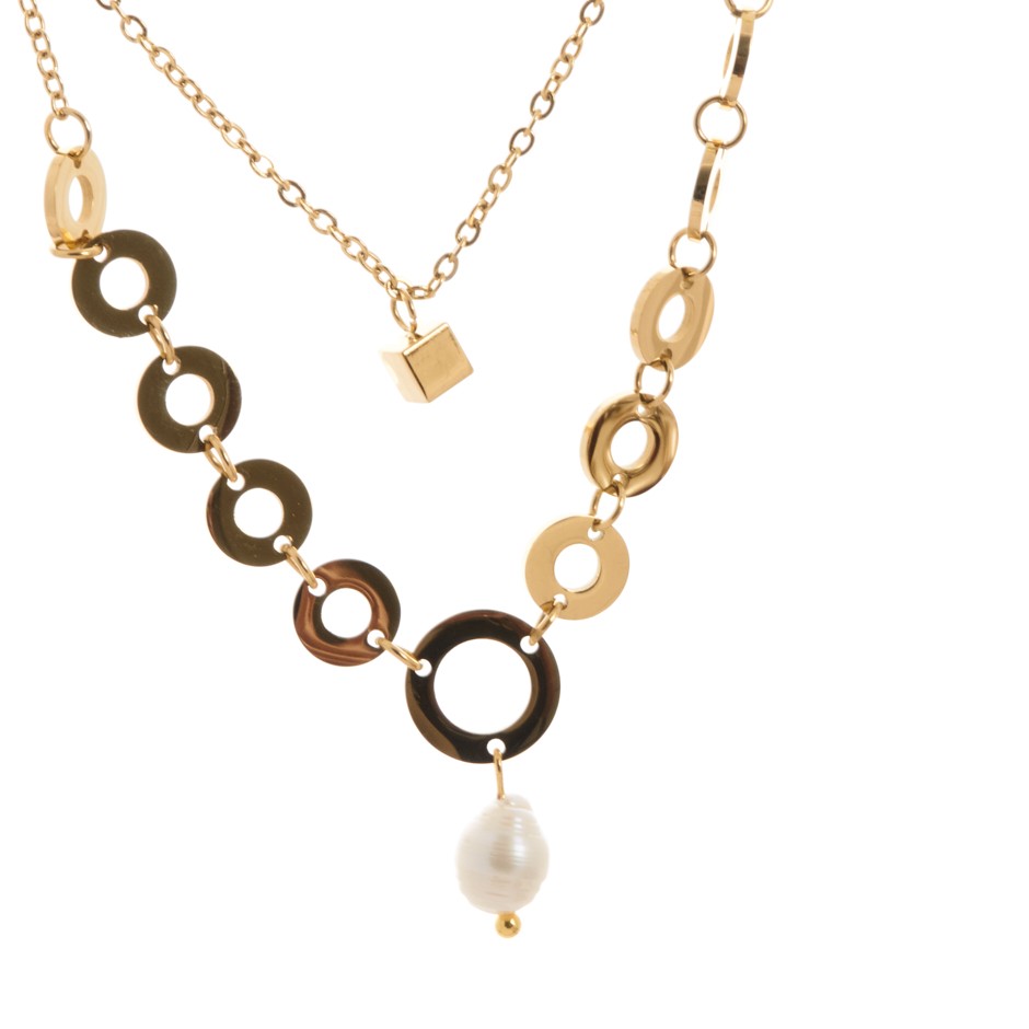 Colgante corfú dorado