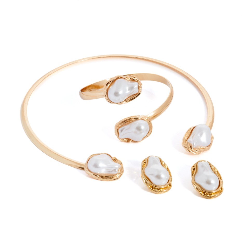 Set corfú chocker, pulsera y pendientes