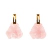Pendiente creta racimo rosa