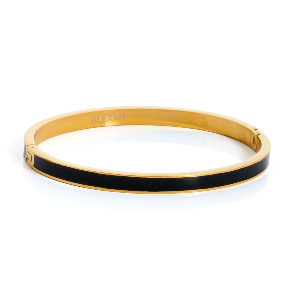 Brazalete esmalte negro