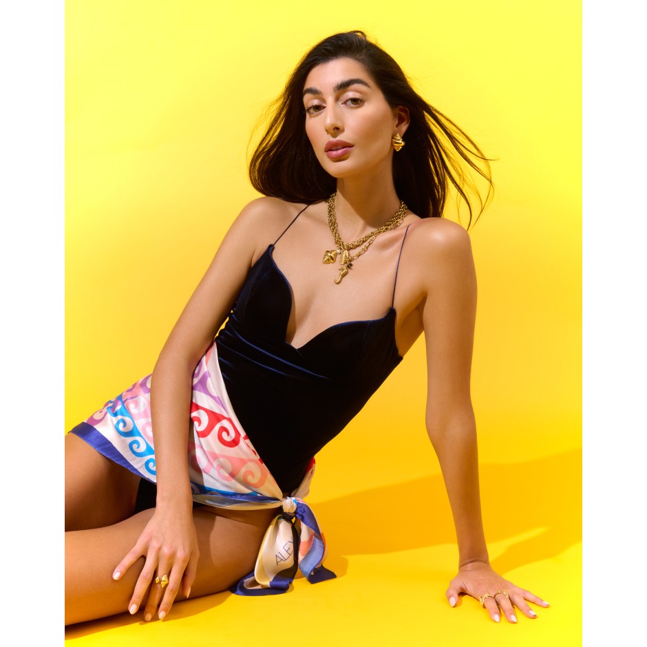 Colgante mykonos caracola dorado