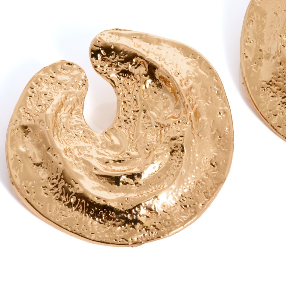 Pendiente santorini solar dorado