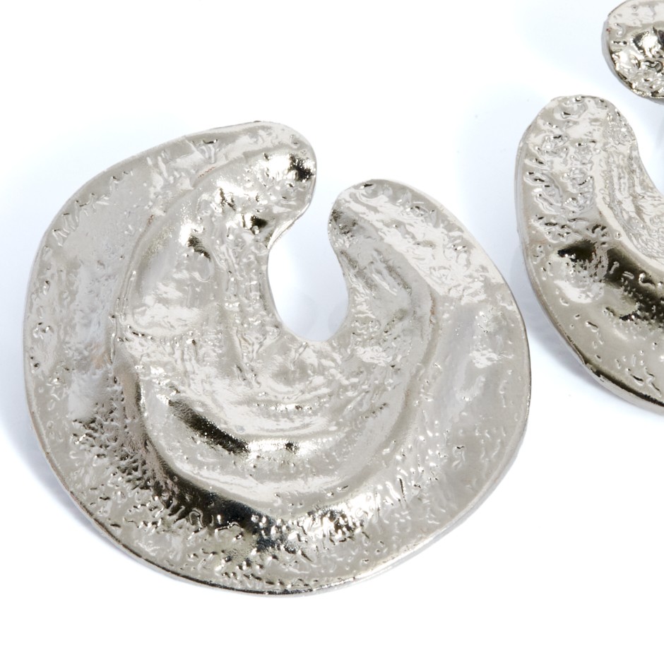 Pendiente santorini solar plateado