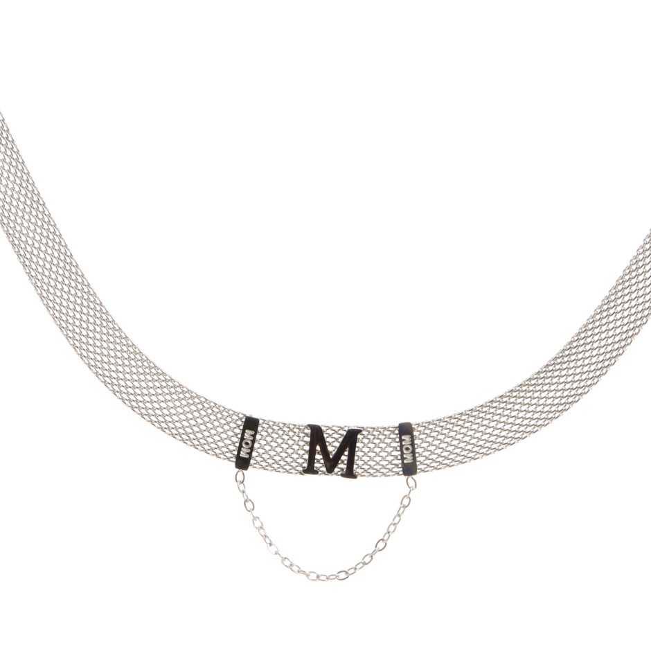 Collar MUM plateado