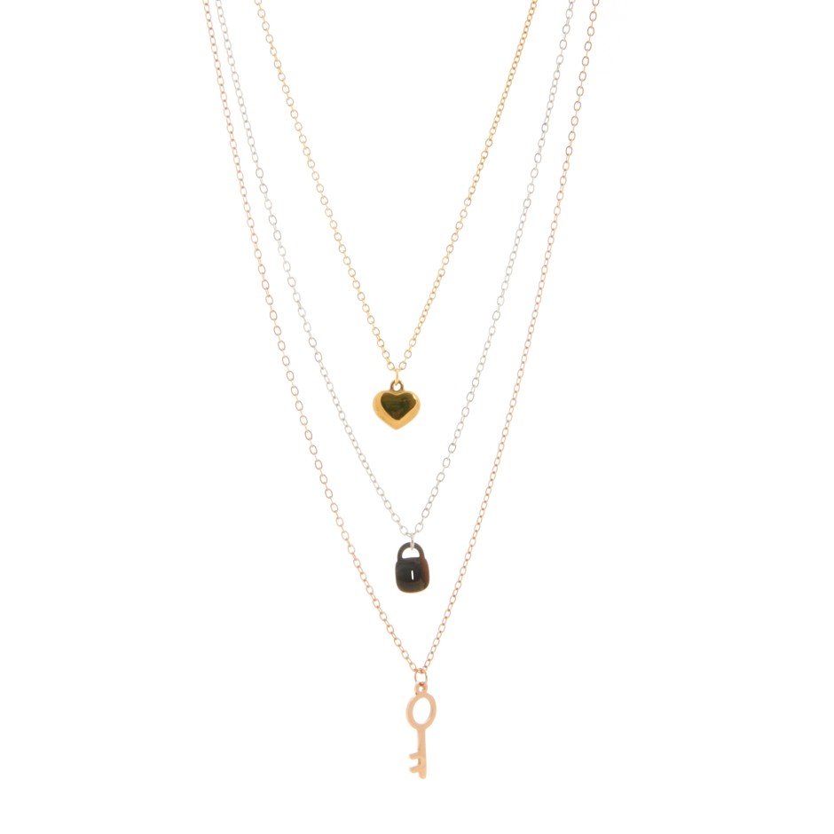 Colgante LOVE dorado