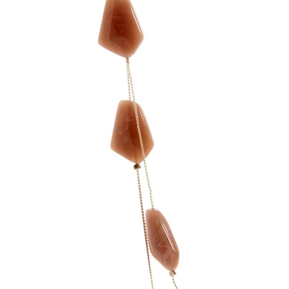 Collar caramelo marrón