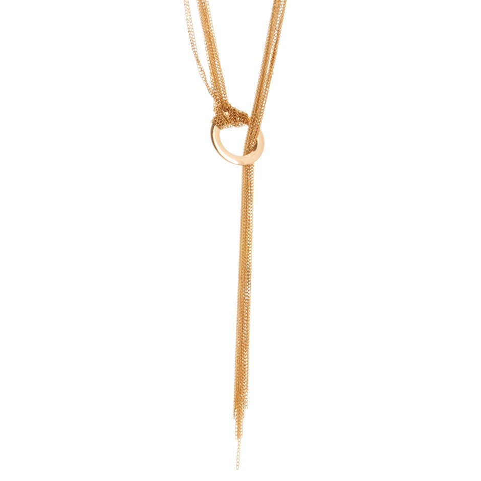 Collar cadenas dorado