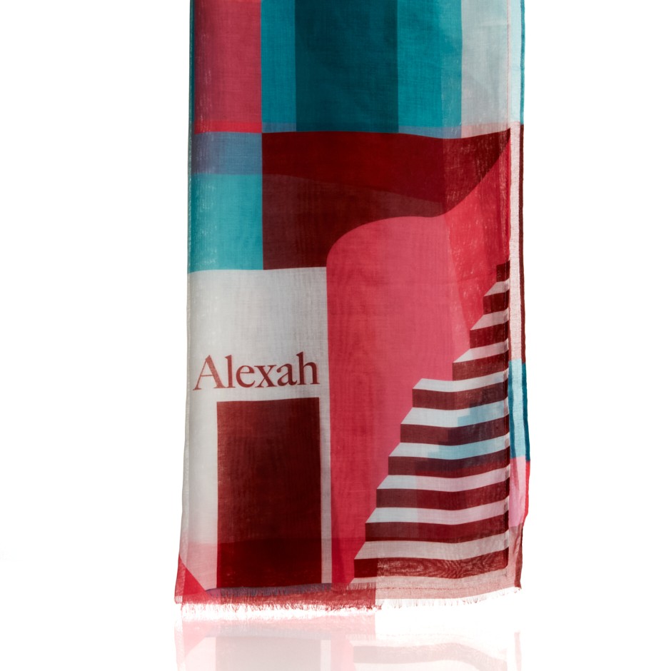 Pañuelo islas malva