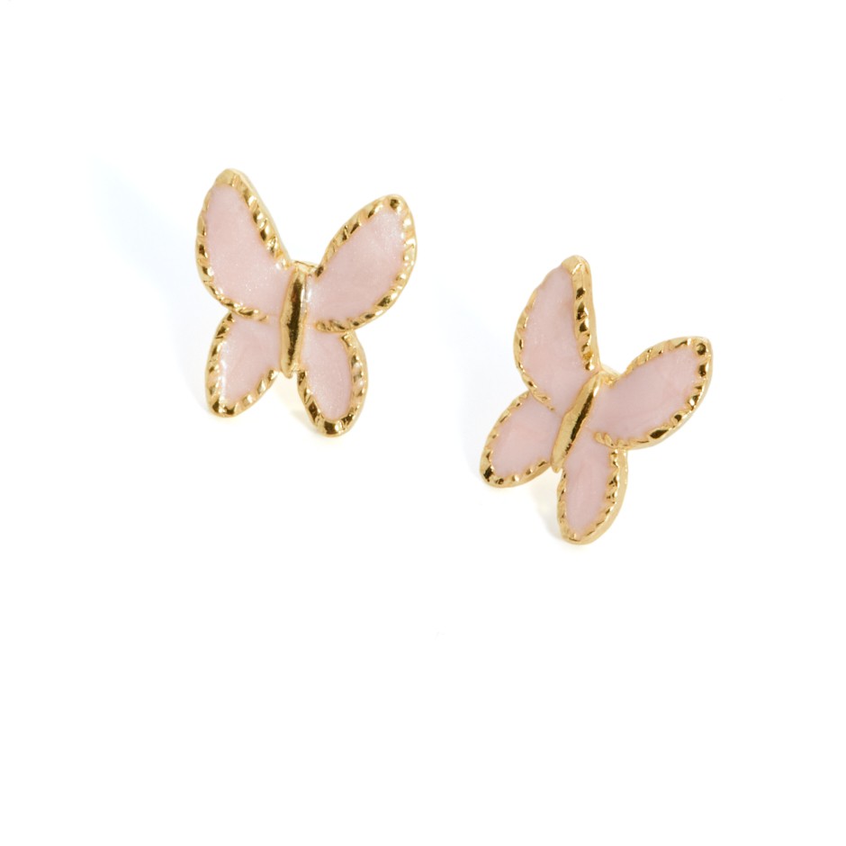 Pendiente mariposa nude