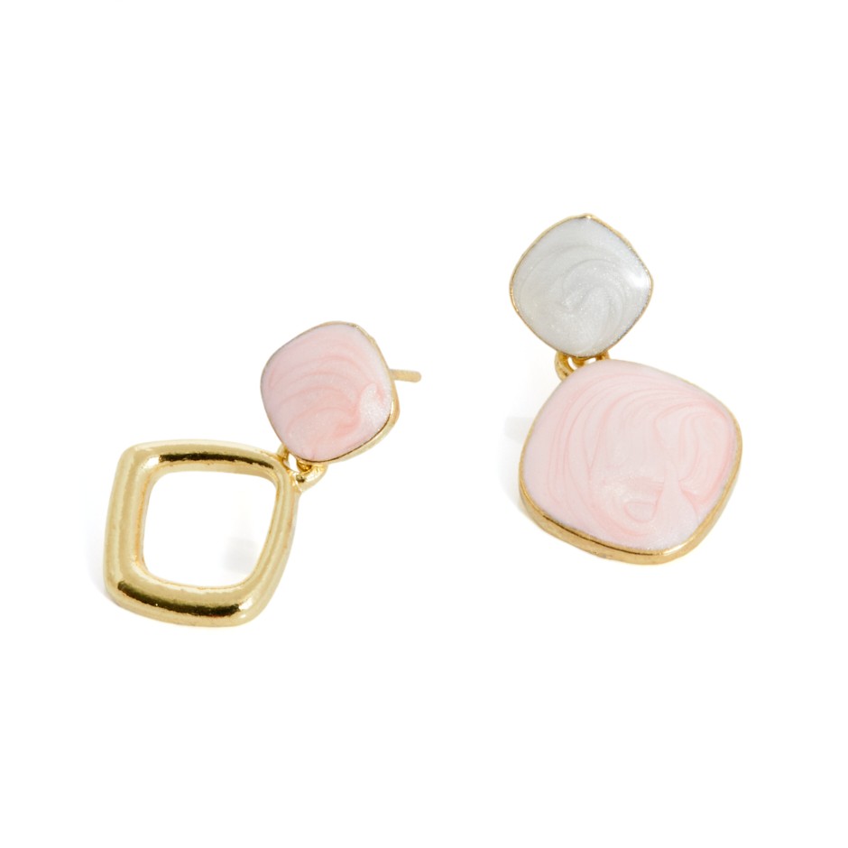 Pendiente irregular nácar