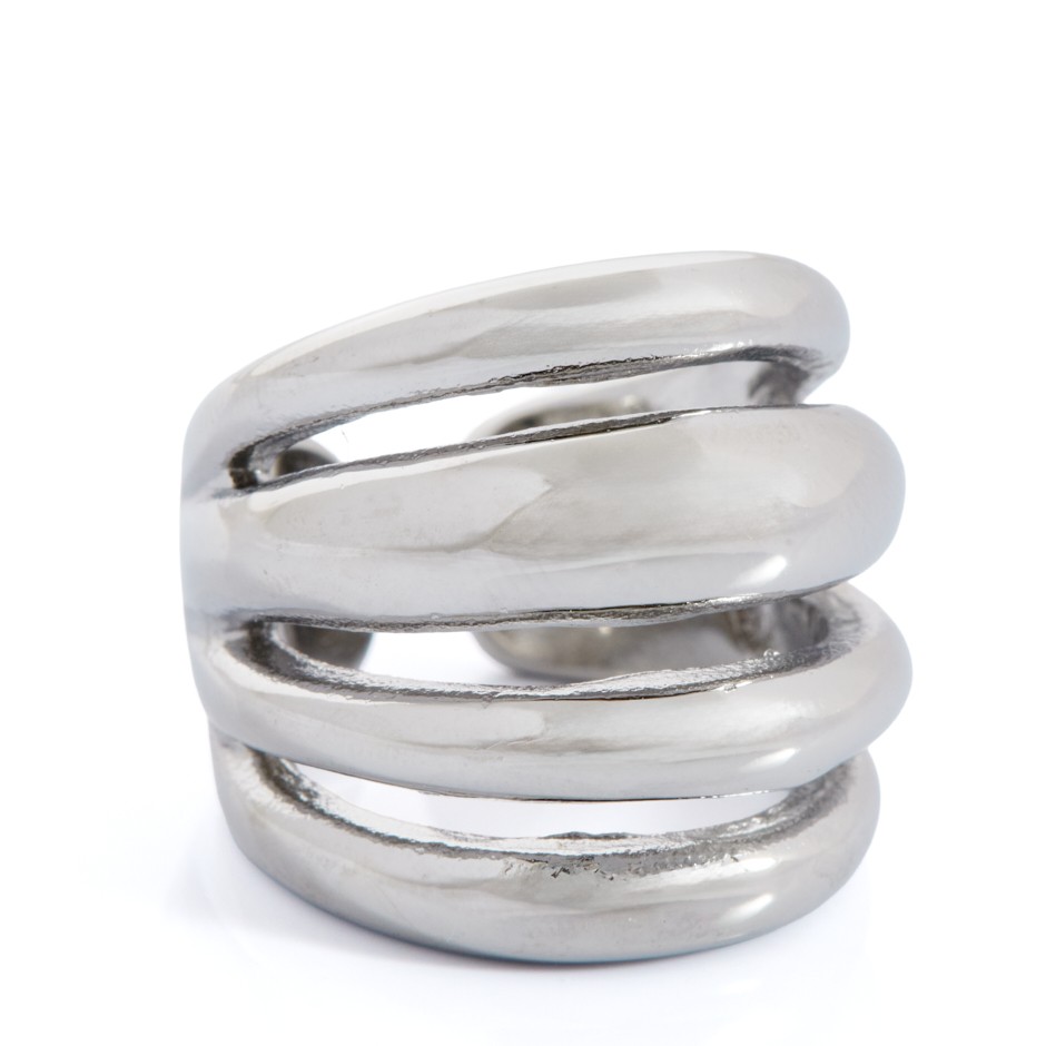 Anillo max plateado