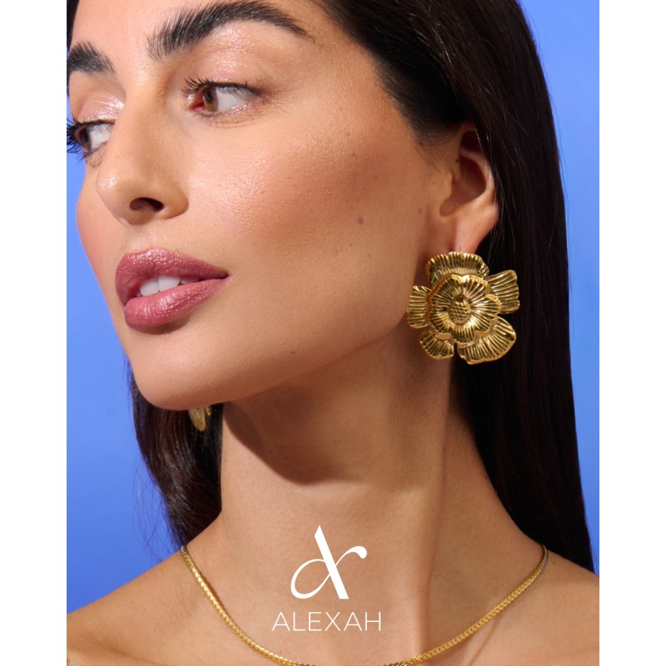 Pendiente ios flor maxi