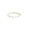 Pulsera cadena dorada