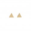 Pendiente nora triángulo dorado