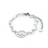 Pulsera sky plateada