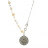 Collar faith plateado