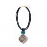 Collar malasia blanco