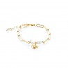 Pulsera tortuga dorada