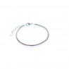 Pulsera bright rosa plateado