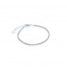 Pulsera bright champán plateado