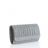 Cartera buble plateada