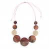Collar mali rosa