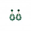 Pendiente princess verde