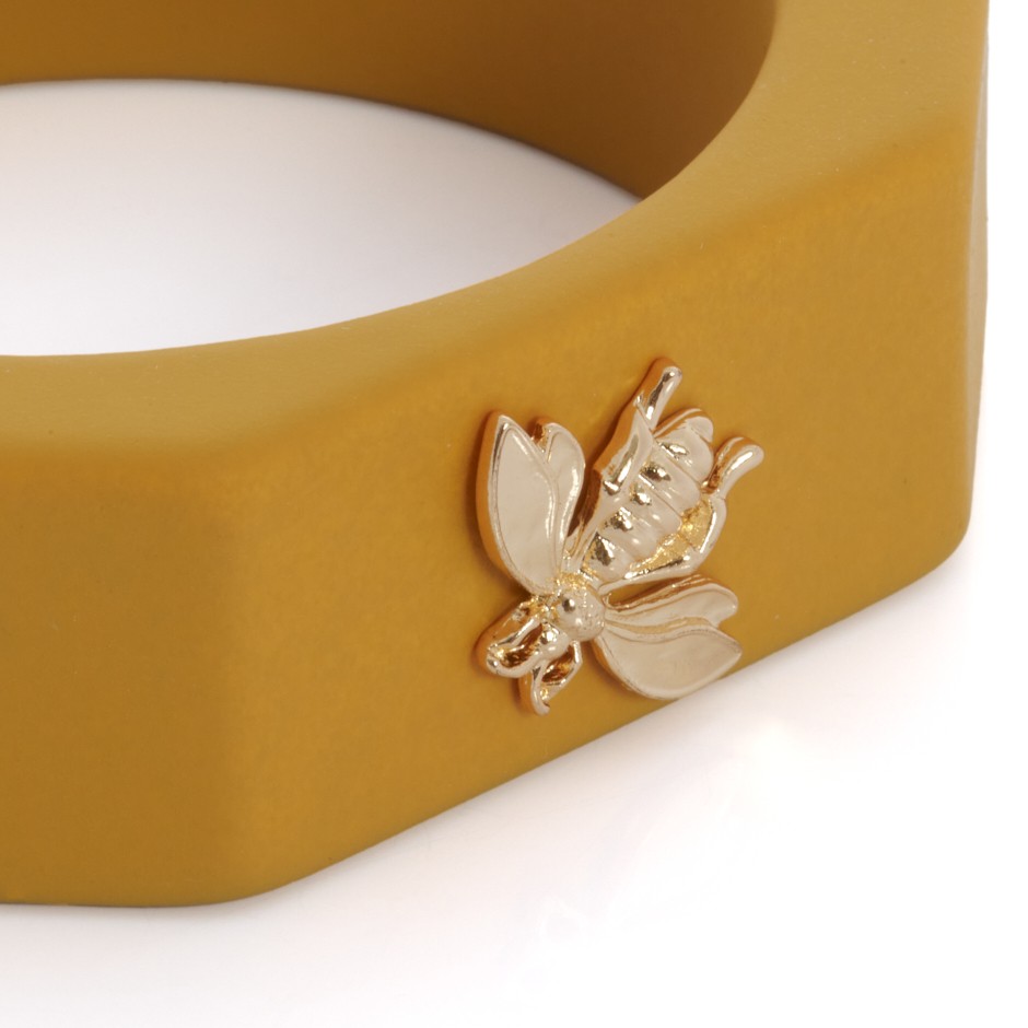 Brazalete abeja mostaza