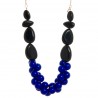 Collar uvas azul