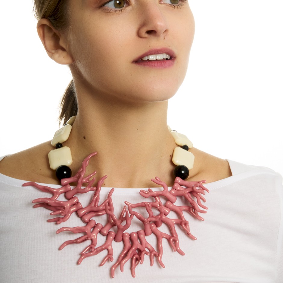 Collar mare rosado