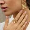 Anillo paloma dorado