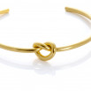 Brazalete nudo dorado