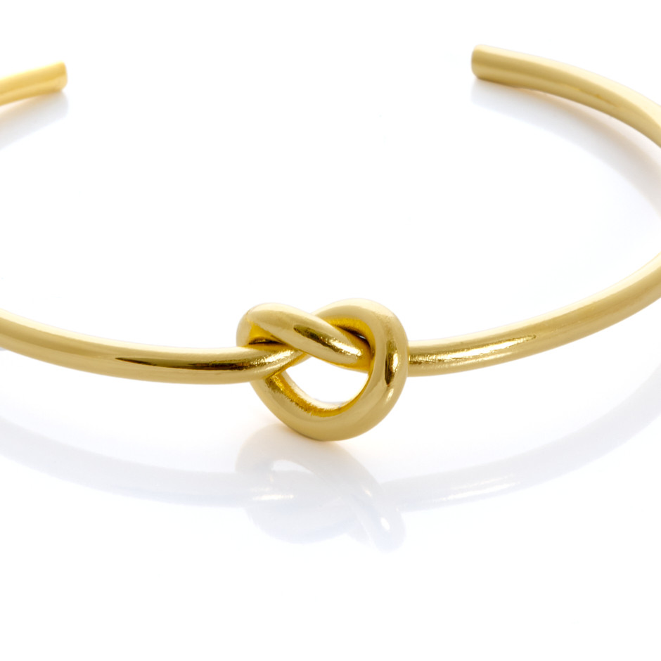 Brazalete nudo dorado