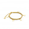 Pulsera tribeca mariposas dorada