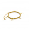 Pulsera tribeca cruces dorada